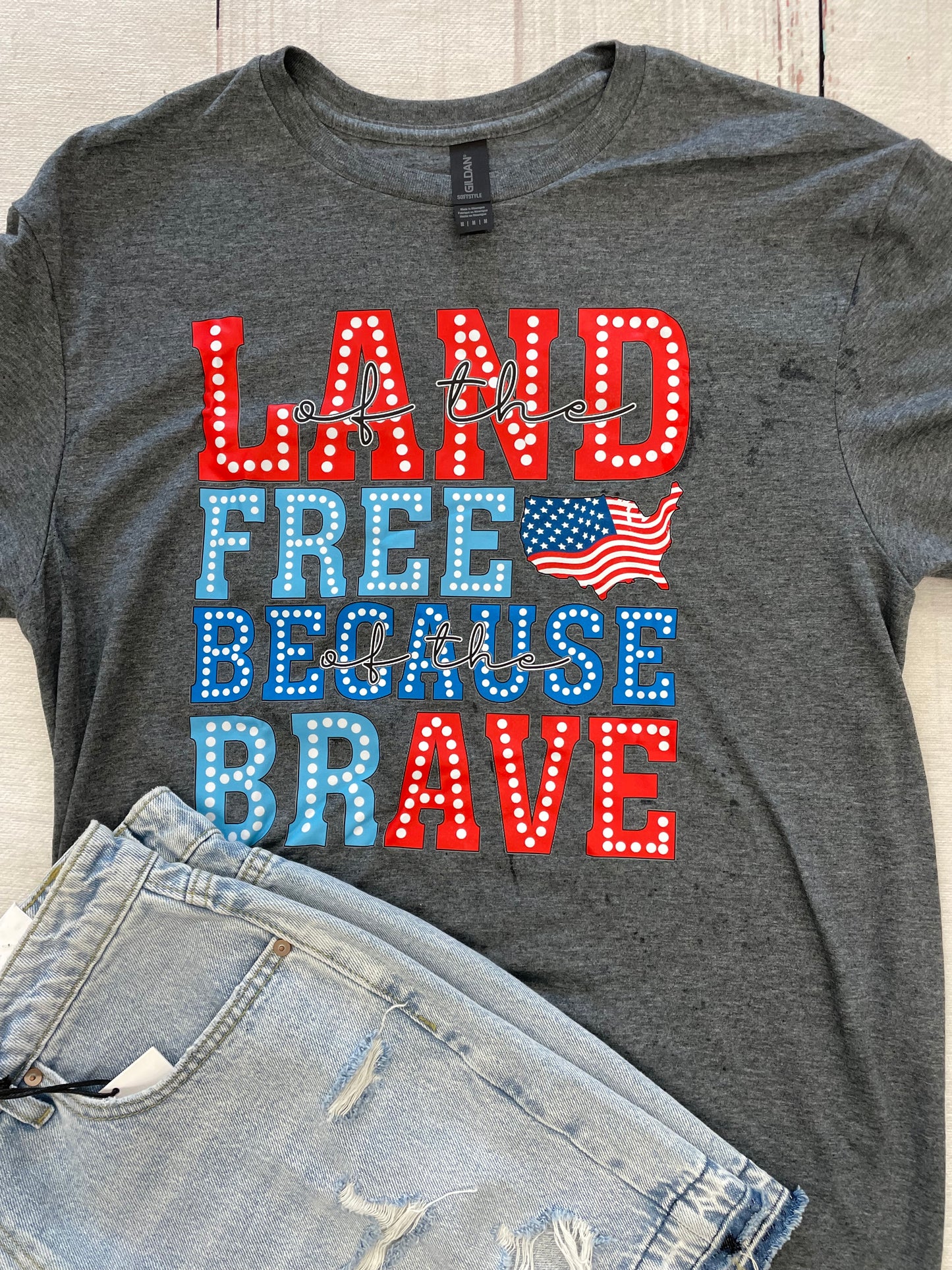 Land of The Free Graphic Tee