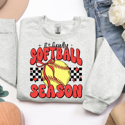 It's Finally Softball Season Graphic Tee
