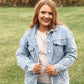 Perfect For You Bow Blue Jean Jacket