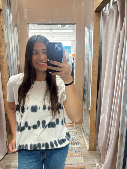 DB - Tie Dye Short Sleeve Top