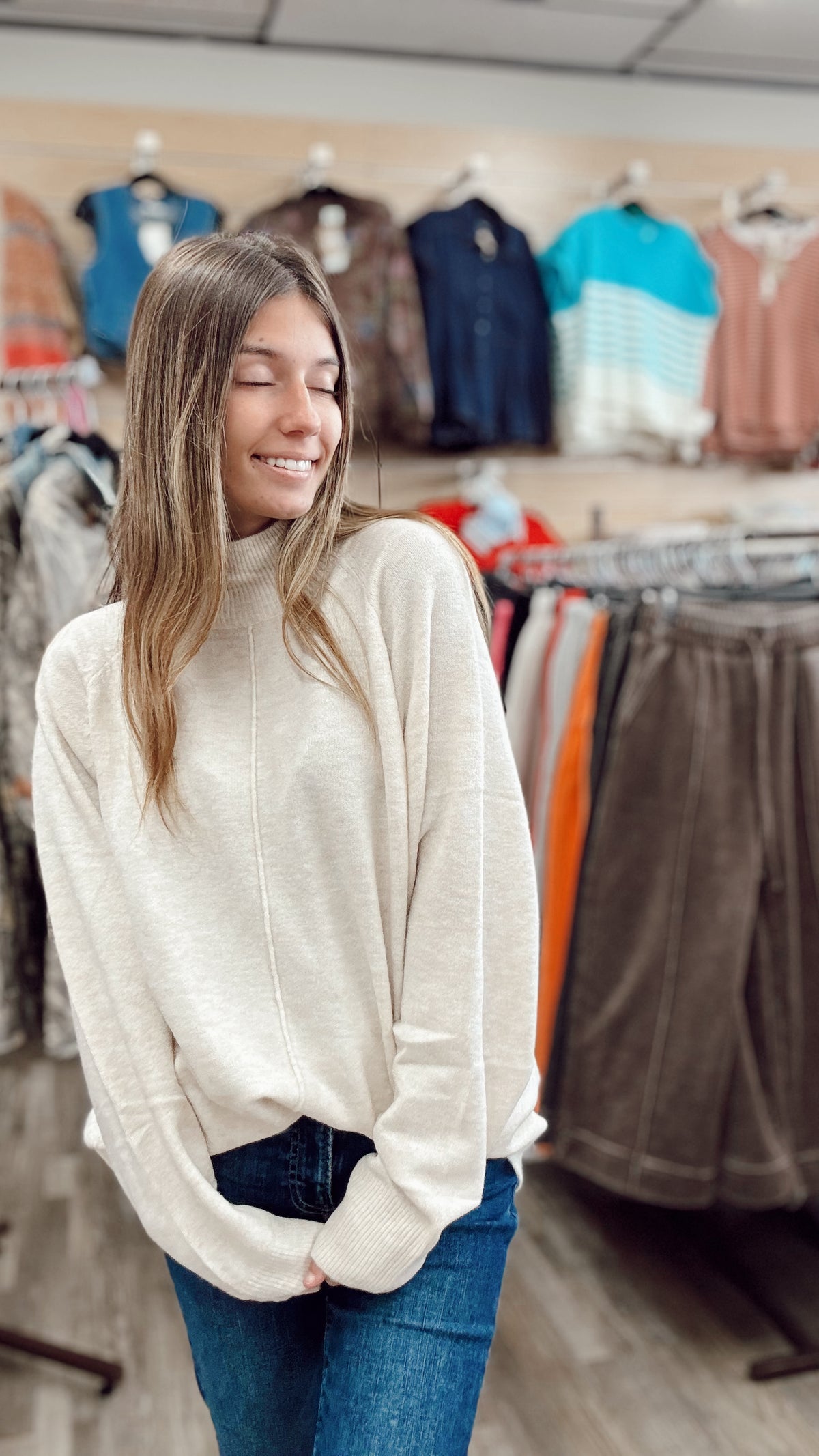 The Real Deal Pullover - Oatmeal