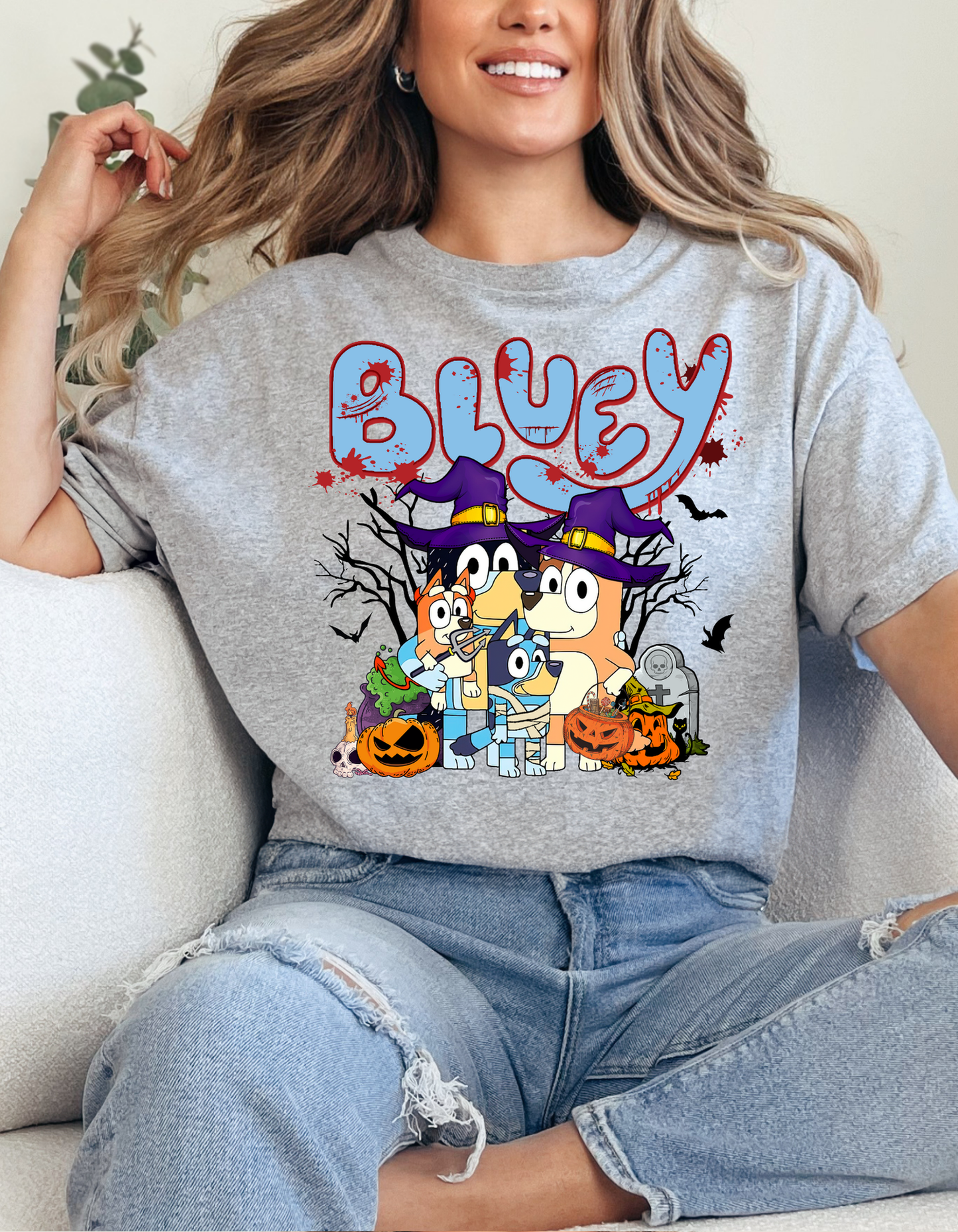 SCARY HALLOWEEN GRAPHIC TEE - 56