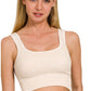 Reversible Washed Ribbed 2 Way Seamless Brami - 10 colors