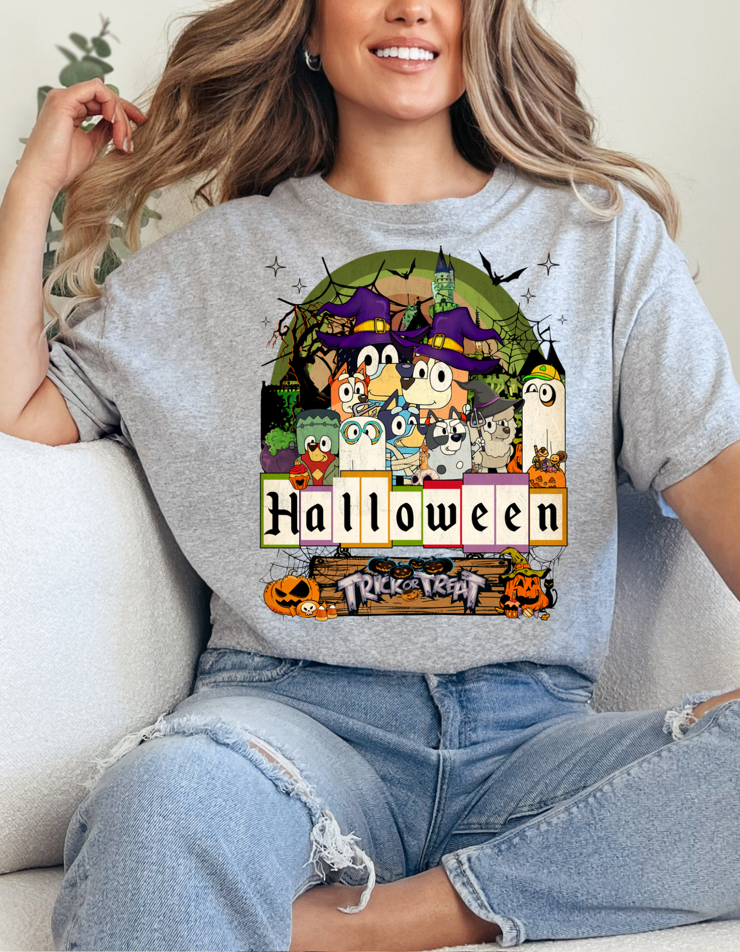 SCARY HALLOWEEN GRAPHIC TEE - 57