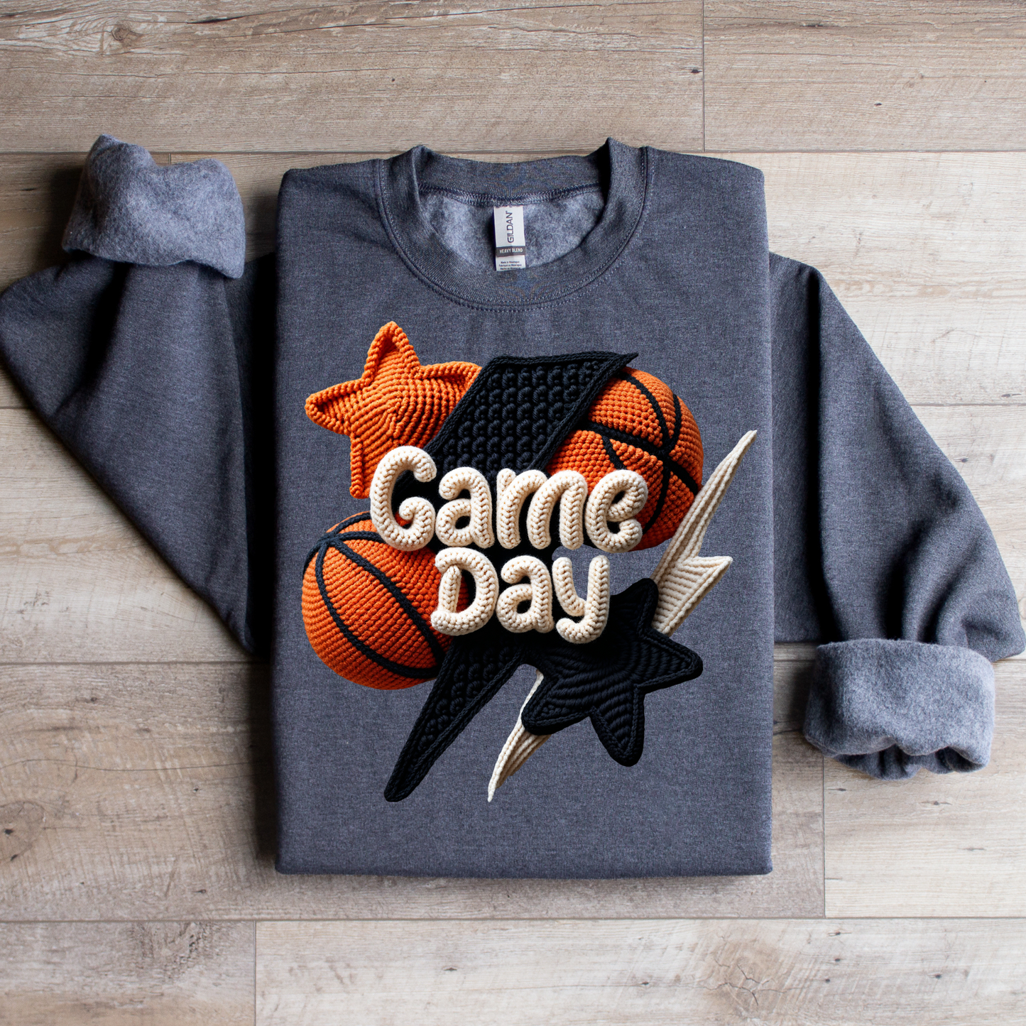 Game Day Stars & Lightning Yarn Graphic Tee