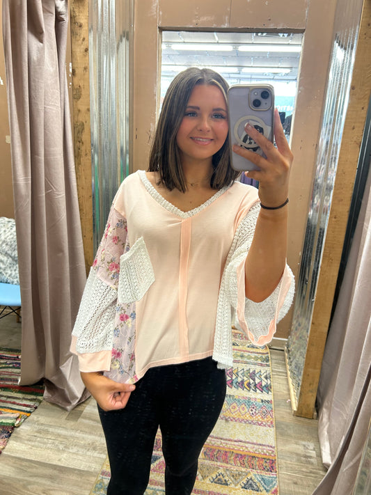 Peach Shirt