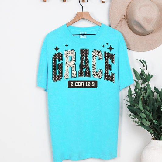 Grace 2 Cor 12:9 Graphic Tee
