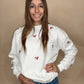 Cherry Sweet Crewneck Embroidered Sweatshirt