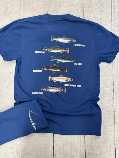 Types of Trout Short Sleeve Graphic Tee