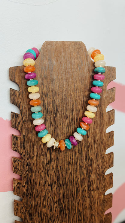 Confetti Colorful Beaded Necklace