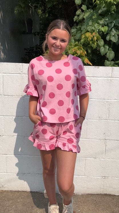 Girly Girl 2 Piece Set - Blush