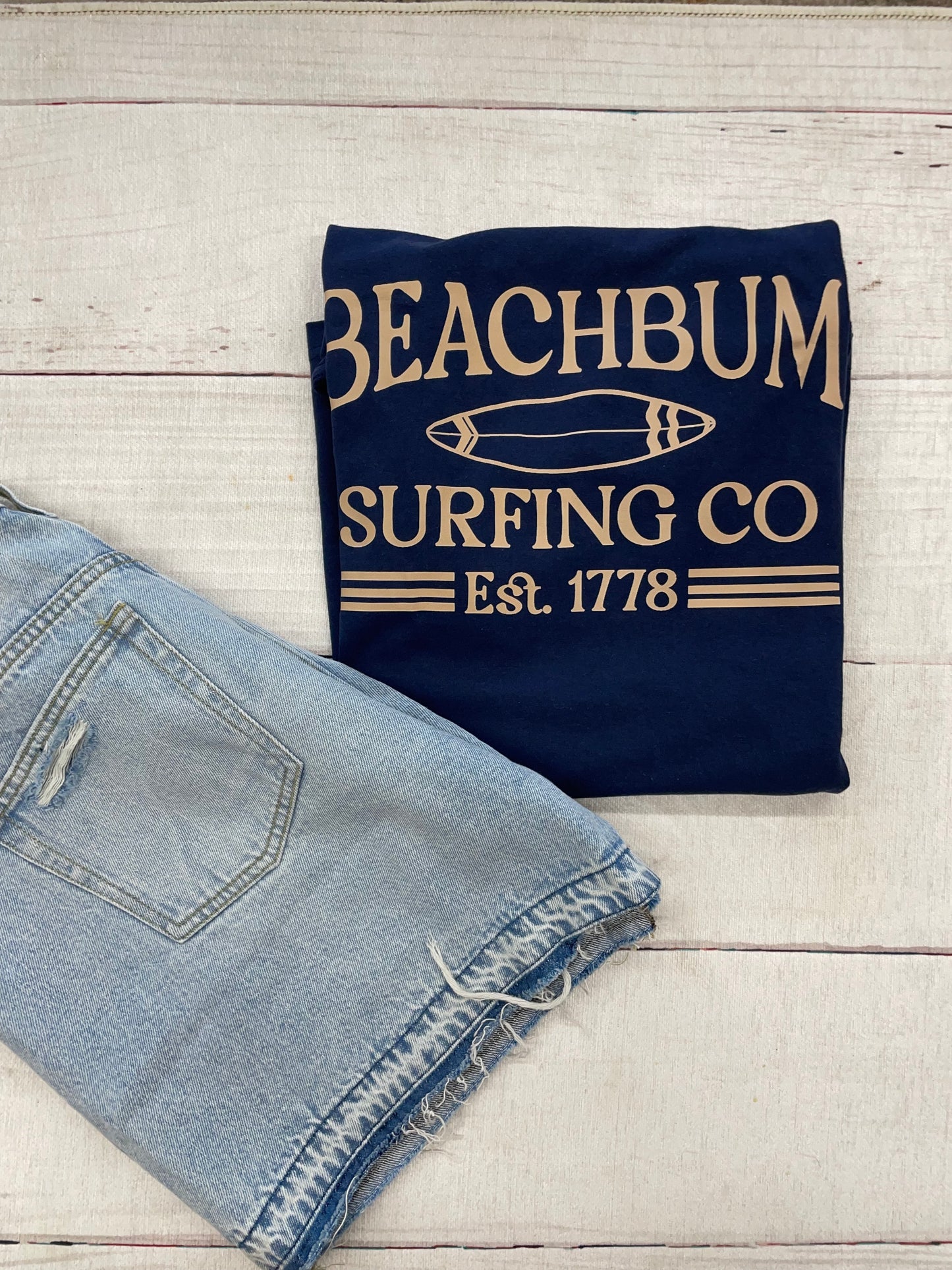 Beach Bum Surfing Co Graphic Tee