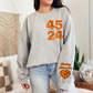 Custom Sports Number Crewneck Sweatshirt