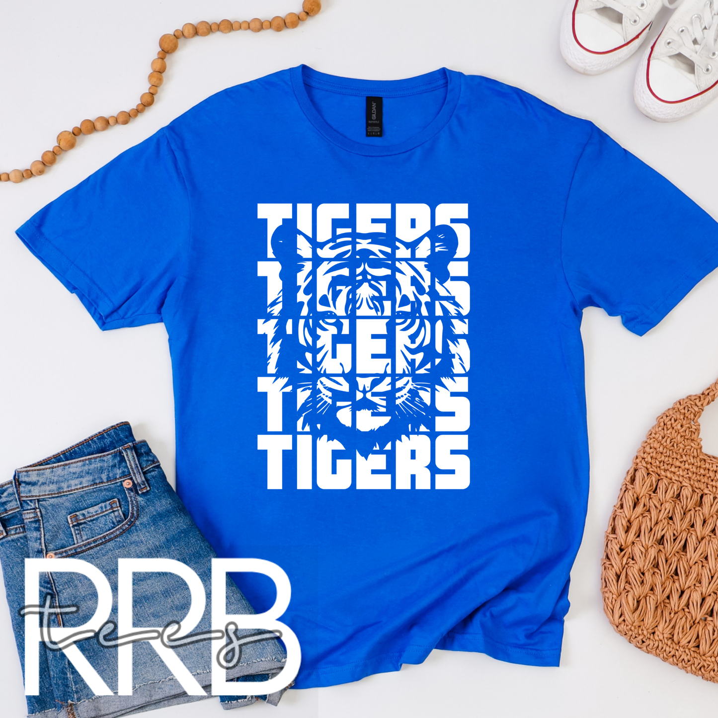 Tigers x5 Tiger Head Graphic Tee
