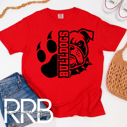 Half Bulldog Half Claw Graphic Tee