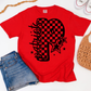 Big P Checkered Patriots Graphic Tee