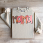 Custom Name Brown Floral Graphic Tee