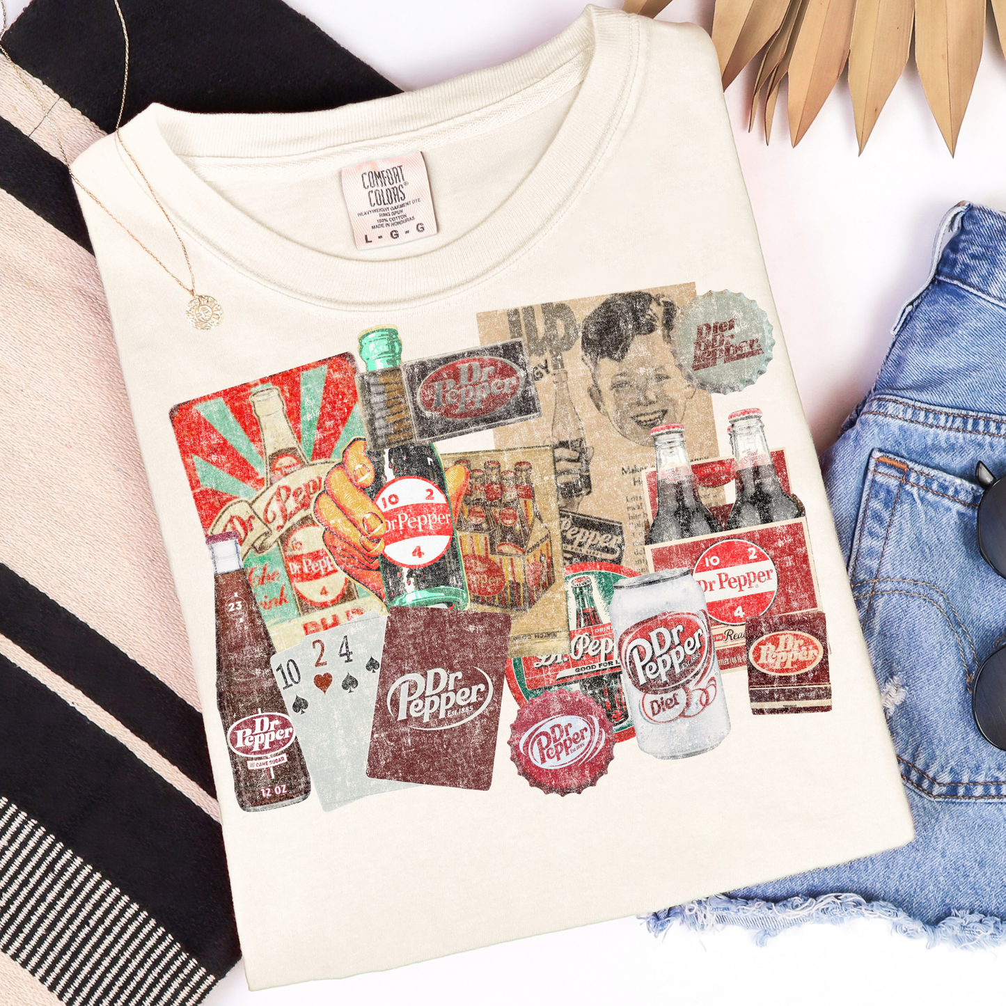 Dr Pepper Collage Graphic Tee