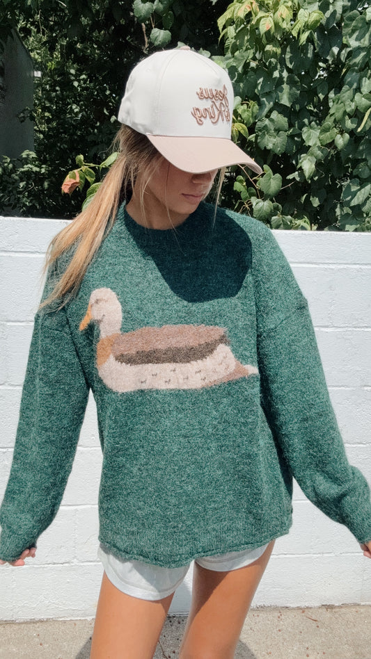 Easy Lovin' Cozy Sweater - Forest