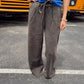 Change My Mind Sweatpants - Ash Black