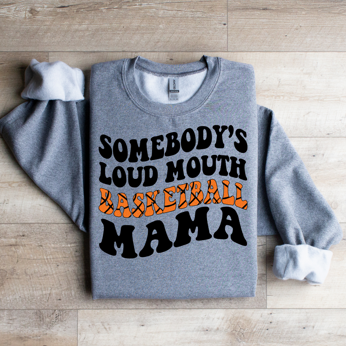 Somebody's Loud Mouth Basketball Mama Graphic Tee