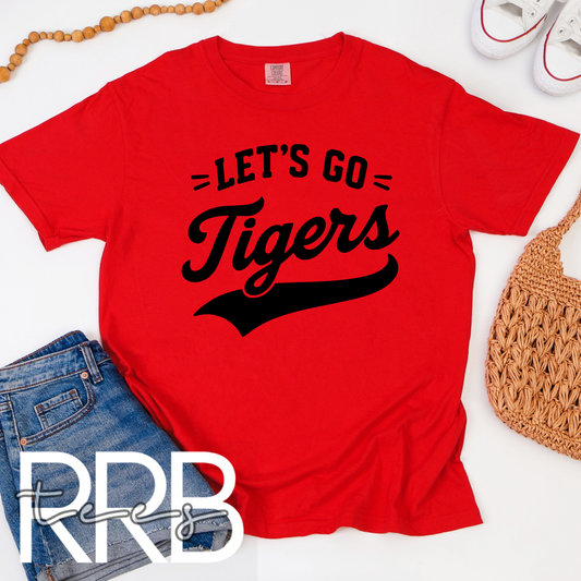 Retro Let's Go Tigers Graphic Tee