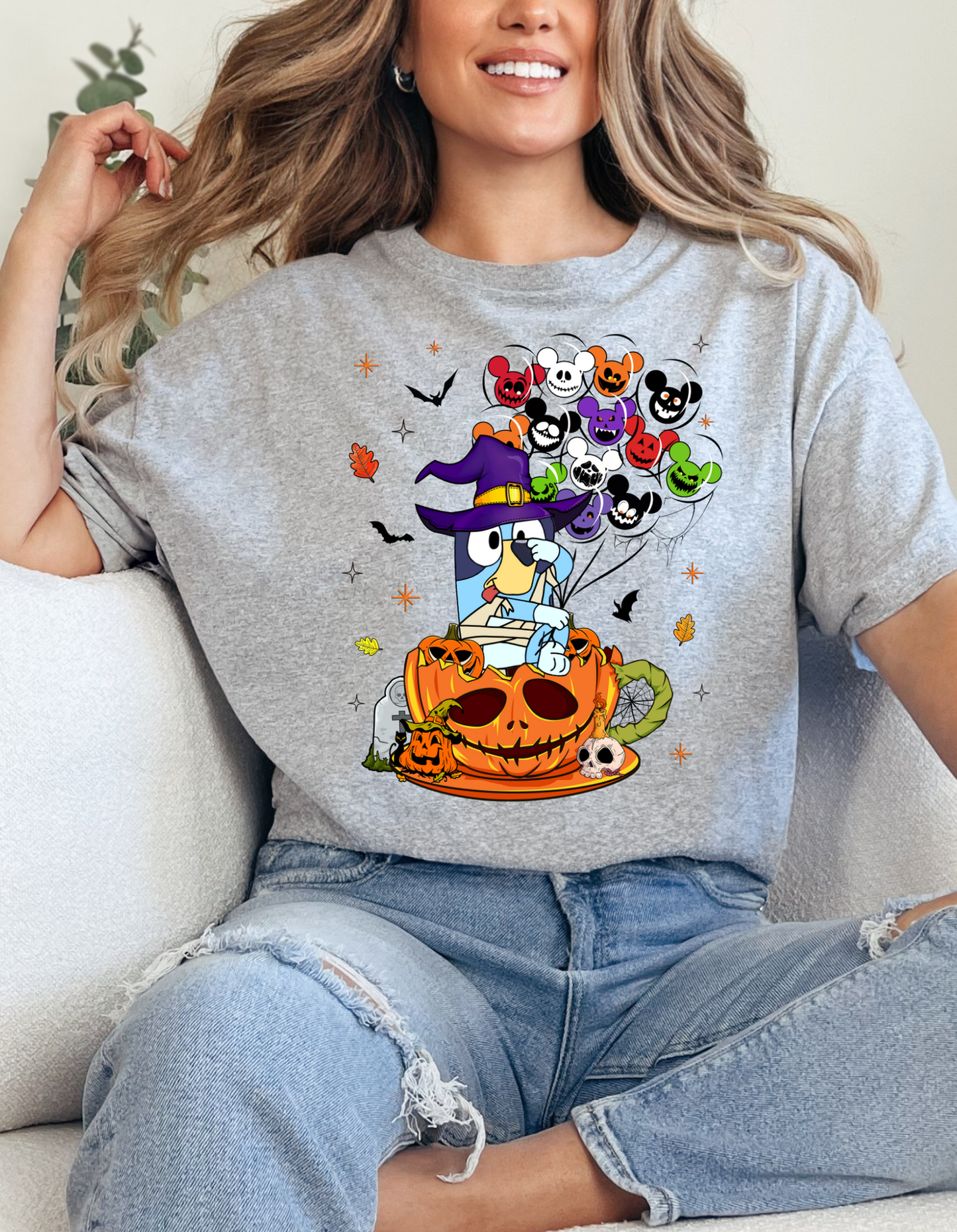 SCARY HALLOWEEN GRAPHIC TEE - 60