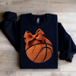 Basketball Bow Yarn Graphic Tee