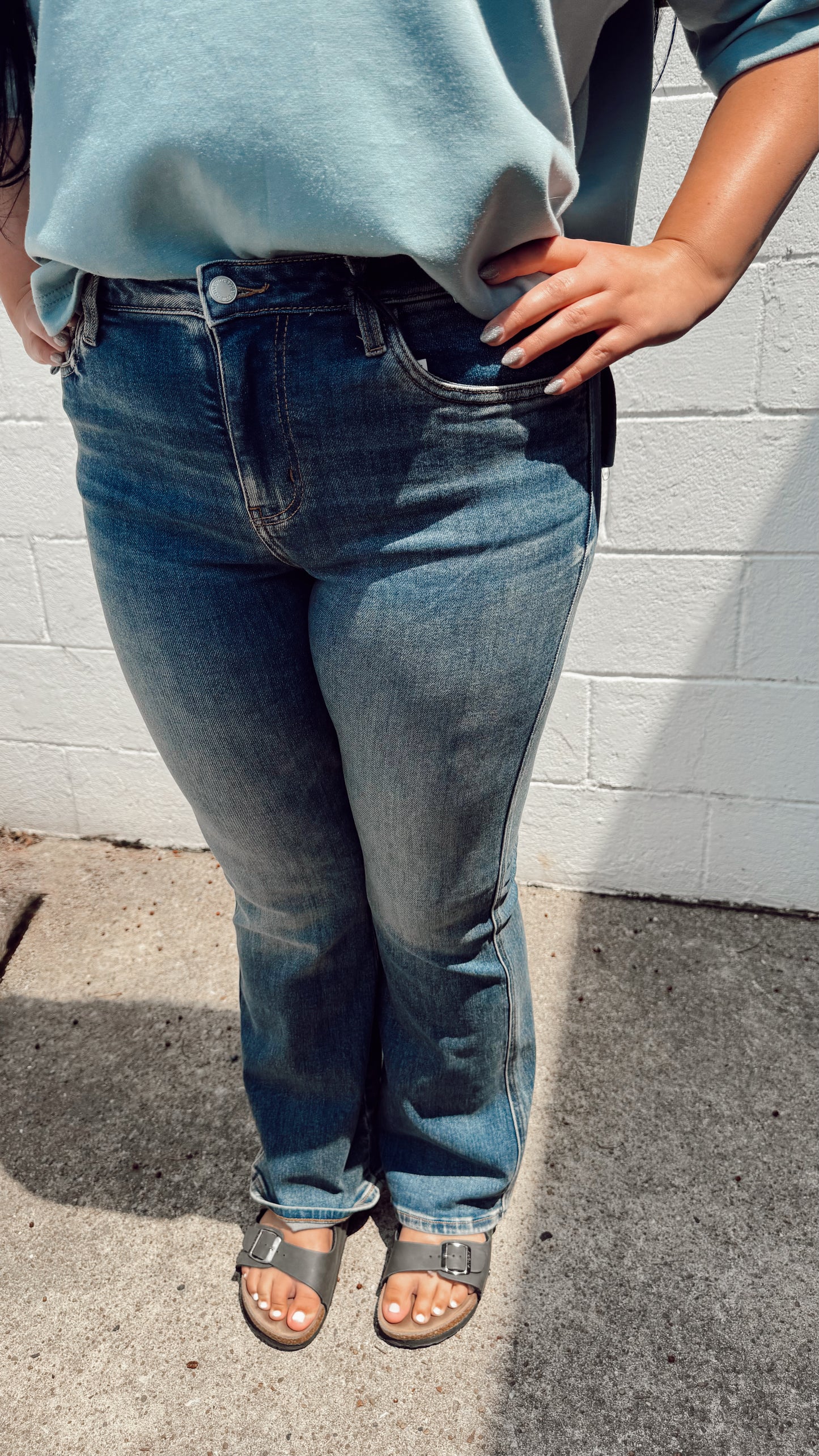 Josephine JUDY BLUE Mid Rise Bootcut Jeans