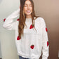 Strawberry Crochet Sweater