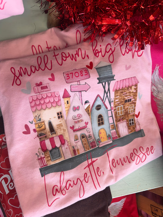 VDAY SALE - Short Sleeve Small Town Big Love