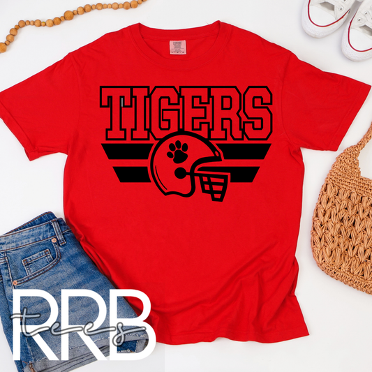 Tigers Helment Graphic Tee