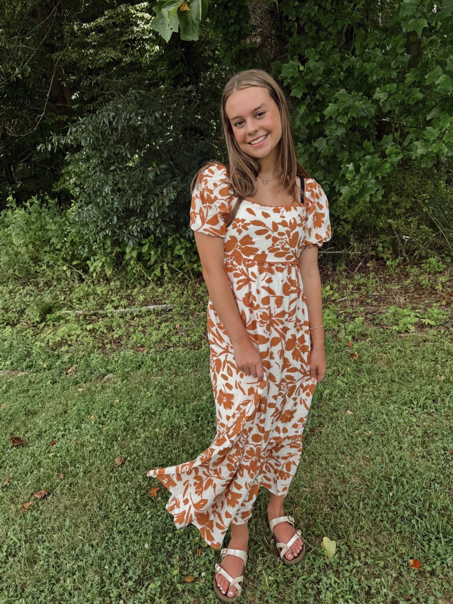 Kind Words Floral Midi Dress