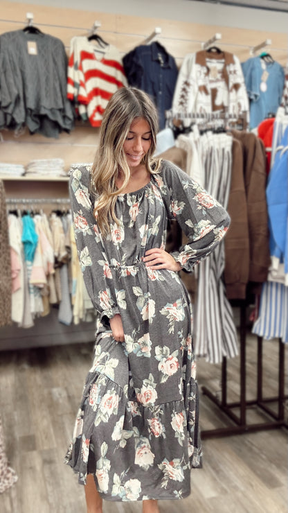 Beautiful Crazy Dress - Charcoal