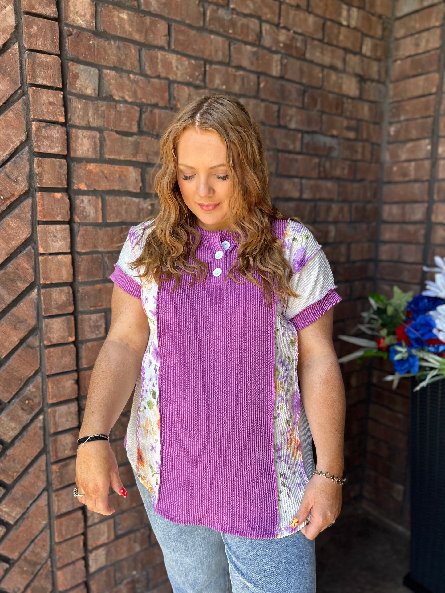 That Girl Henley Top