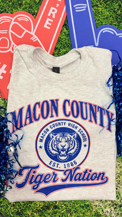 Macon County Tiger Nation Graphic Tee