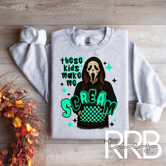 These Kids Make Me Scream Graphic Tee