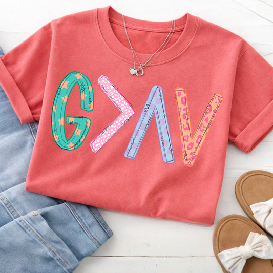 God is Greater Than The Highs & Lows Graphic Tee