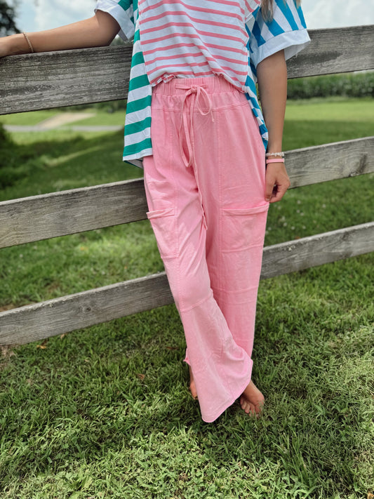 Meant To Be Mineral Wash Cargo Pants