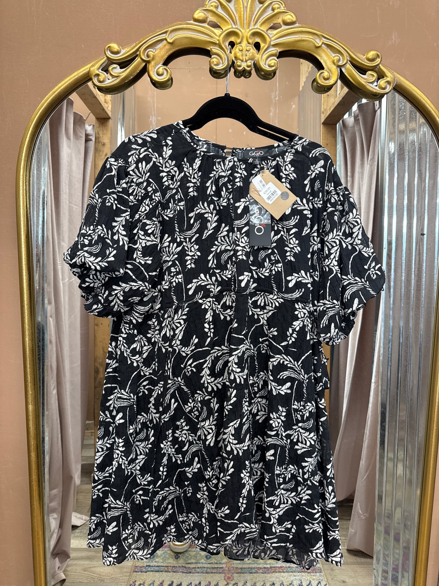 Black Floral Dress