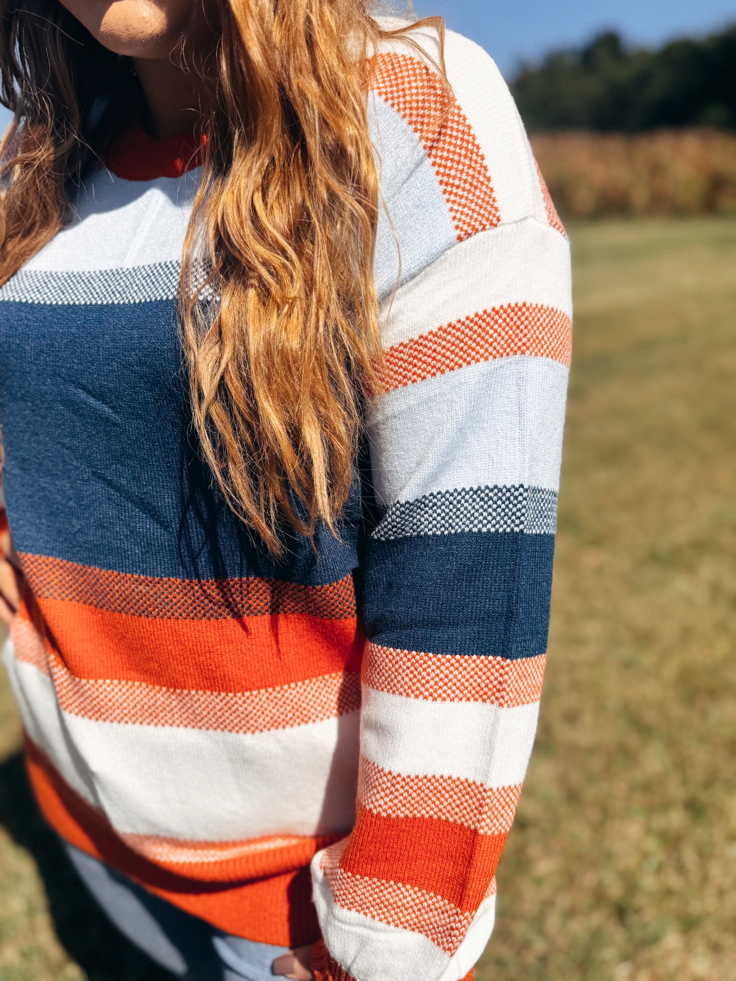 Never Better Striped Sweater
