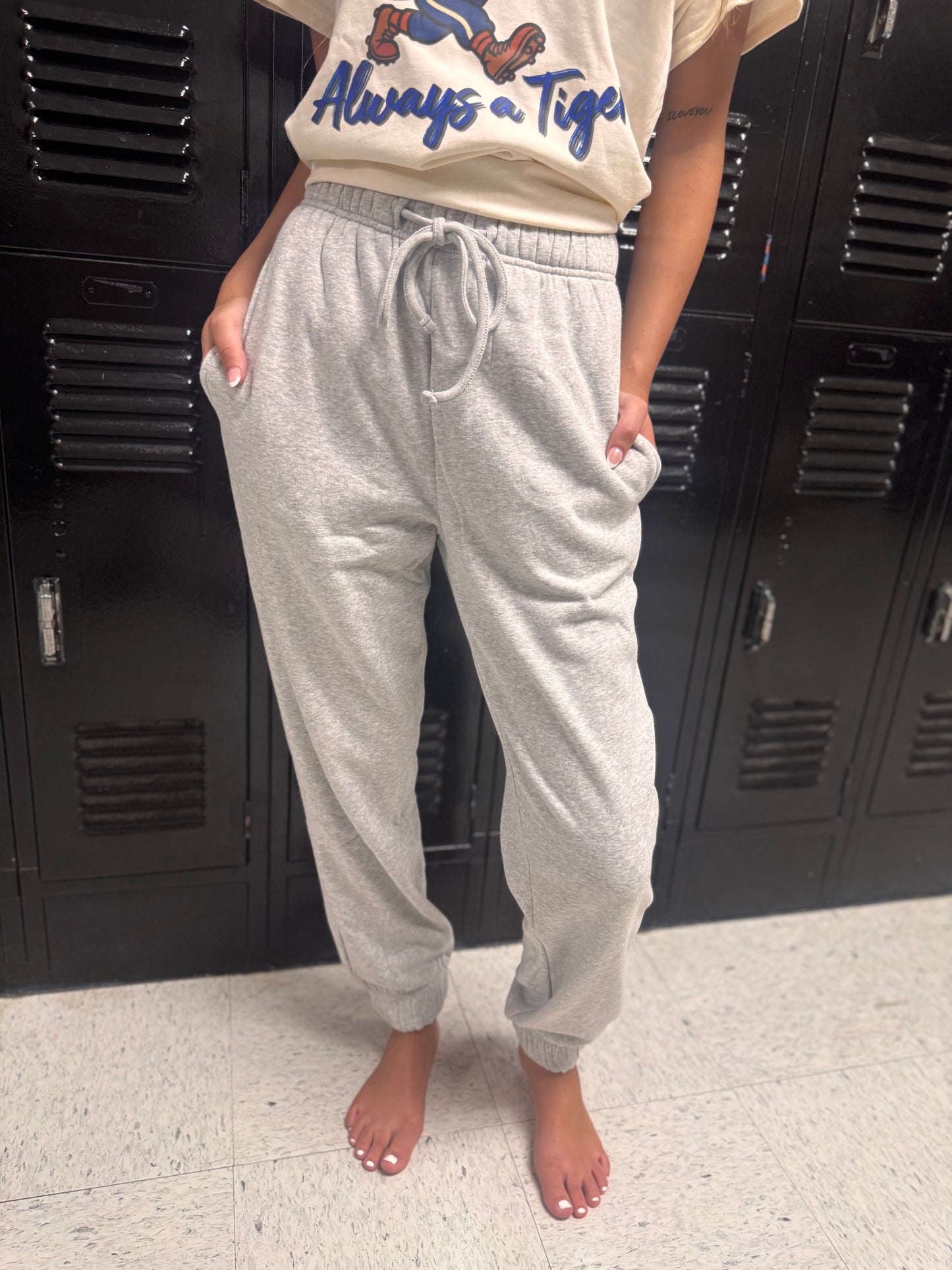 DOORBUSTER JOGGER SWEATPANTS - Heather Grey