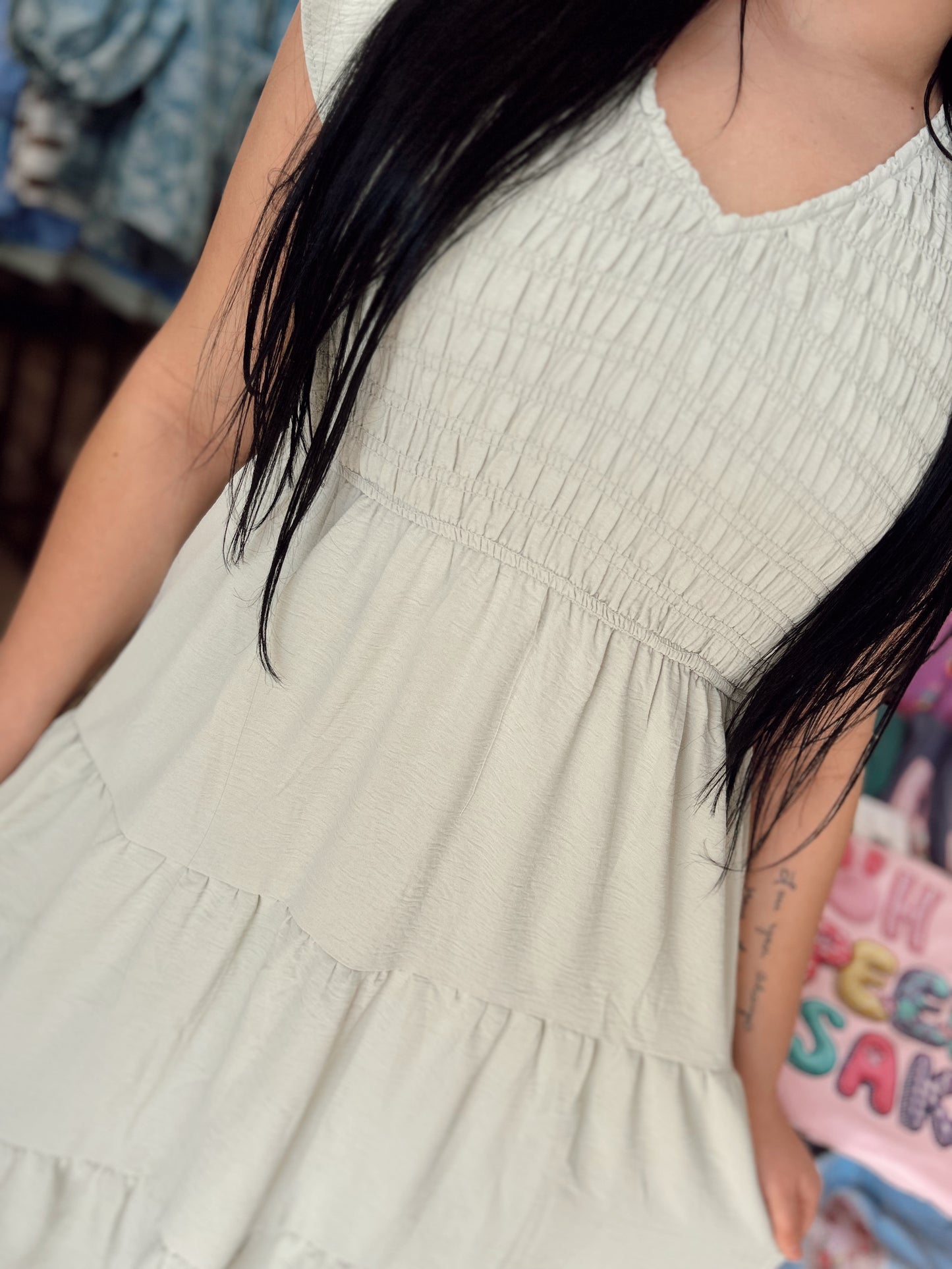 Just a Dream Smocked Midi Dress