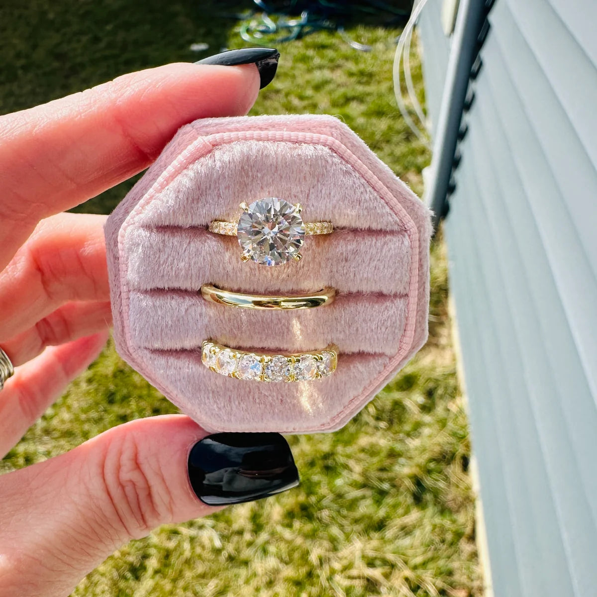 Everleigh 3 Piece Gold Ring Set