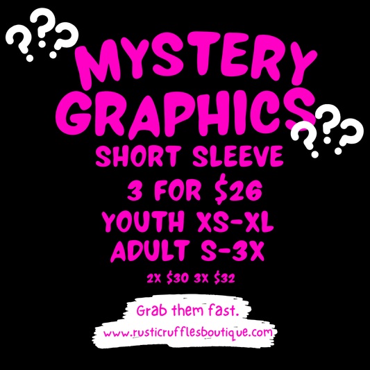 CM Mystery Tee's 3 pack Short Sleeve - YOUTH