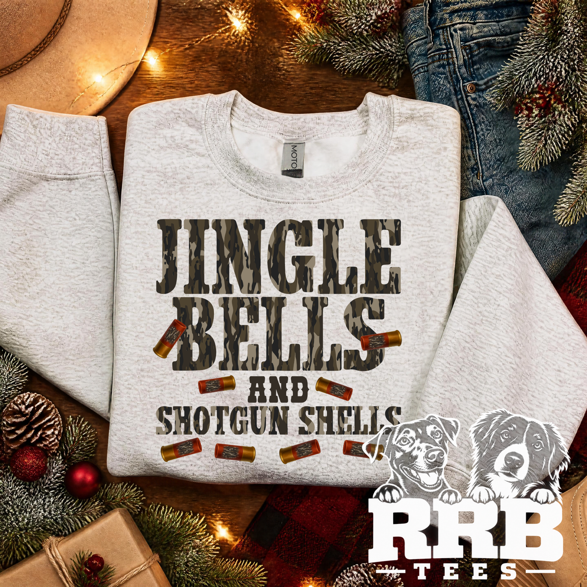 Jingle Bells & Shotgun Shells Graphic Tee