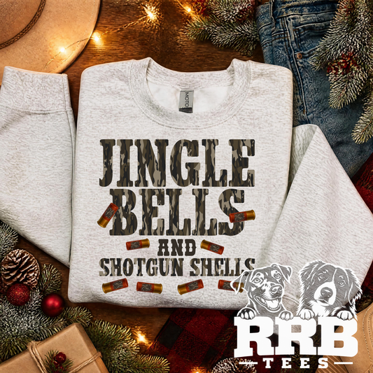 Jingle Bells & Shotgun Shells Graphic Tee