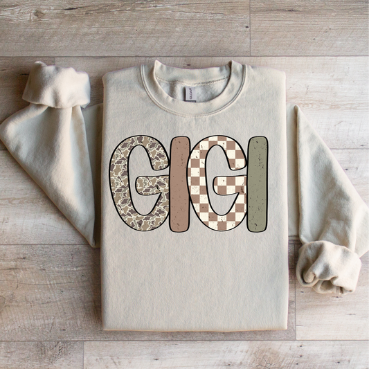 Custom Name Camo Combo Graphic Tee