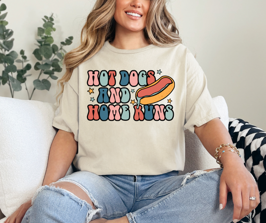 Hot Dogs & Home Runs Graphic Tee - Youth