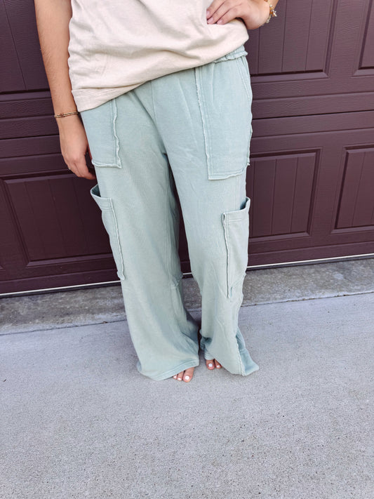 Can't Go Wrong Sweatpants - Sage